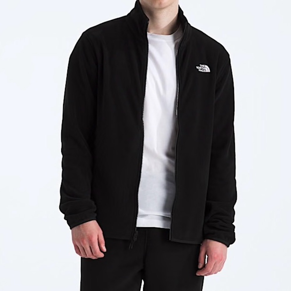 The North Face Glacier Black Zip-Up Fleece